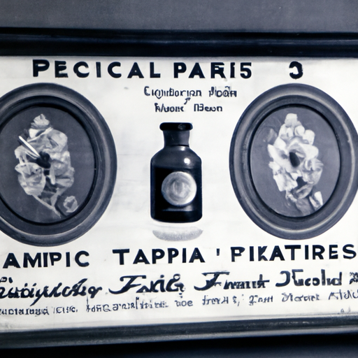 A vintage black and white photo depicting the first specialty pharmaceutical company.